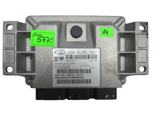 IAW6LPC.101 16.784.004 9654596080 16.803.074 9665486580 - CITROEN C3 1.4 КОМПЬЮТЕР IAW 6LPC.101 - ЧИСТЫЙ