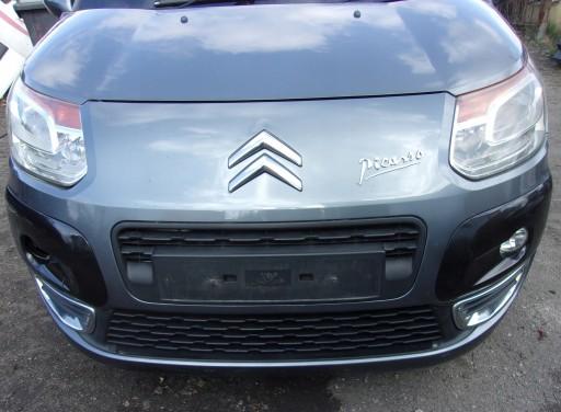 CITROEN C3 PICASSO ZDERZAK PRZÓD PRZEDNI - CITROEN C3 PICASSO ПЕРЕДНИЙ БАМПЕР KTHC ГАЛОГЕНЫ