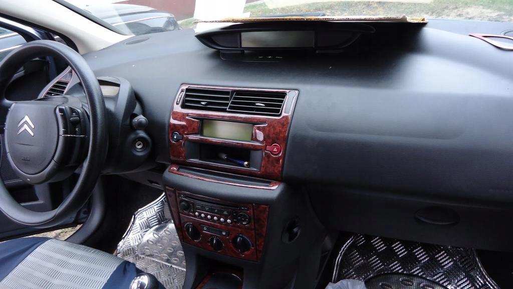 CITROEN C4 фанеры CARBON панель пианино черный 3D