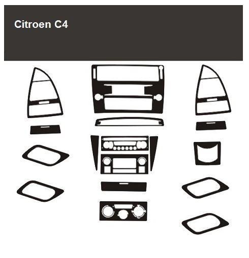 CITROEN C4 кабина шпона панель кабины шпон 3D