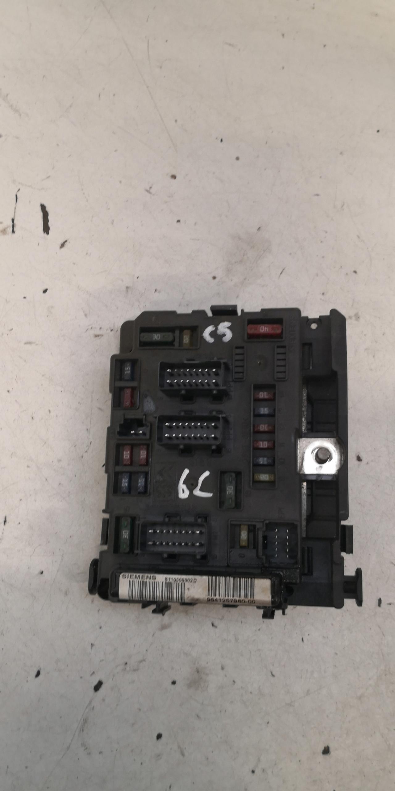 9641257980 - CITROEN C5 блок предохранителей модуль BSM