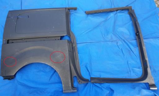 Крыло заднее CITROEN JUMPY PEUGEOT EXPERT 3 ПРАВОЕ