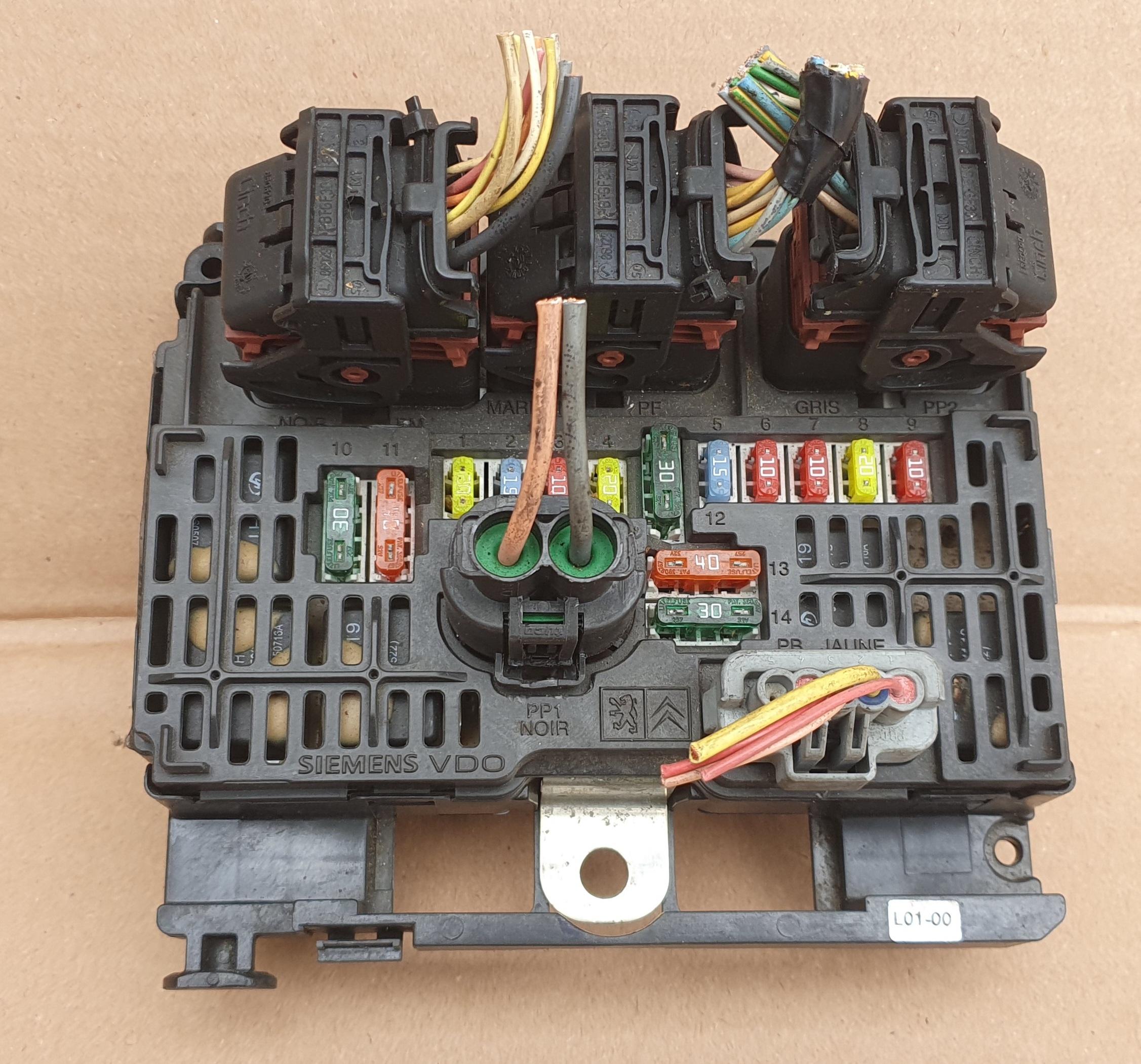 CITROEN PEUGEOT модуль BSM L01 9656593780