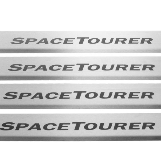 CITROEN SPACETOURER Накладки на пороги из нержавеющей стали 304. Круглые надписи.