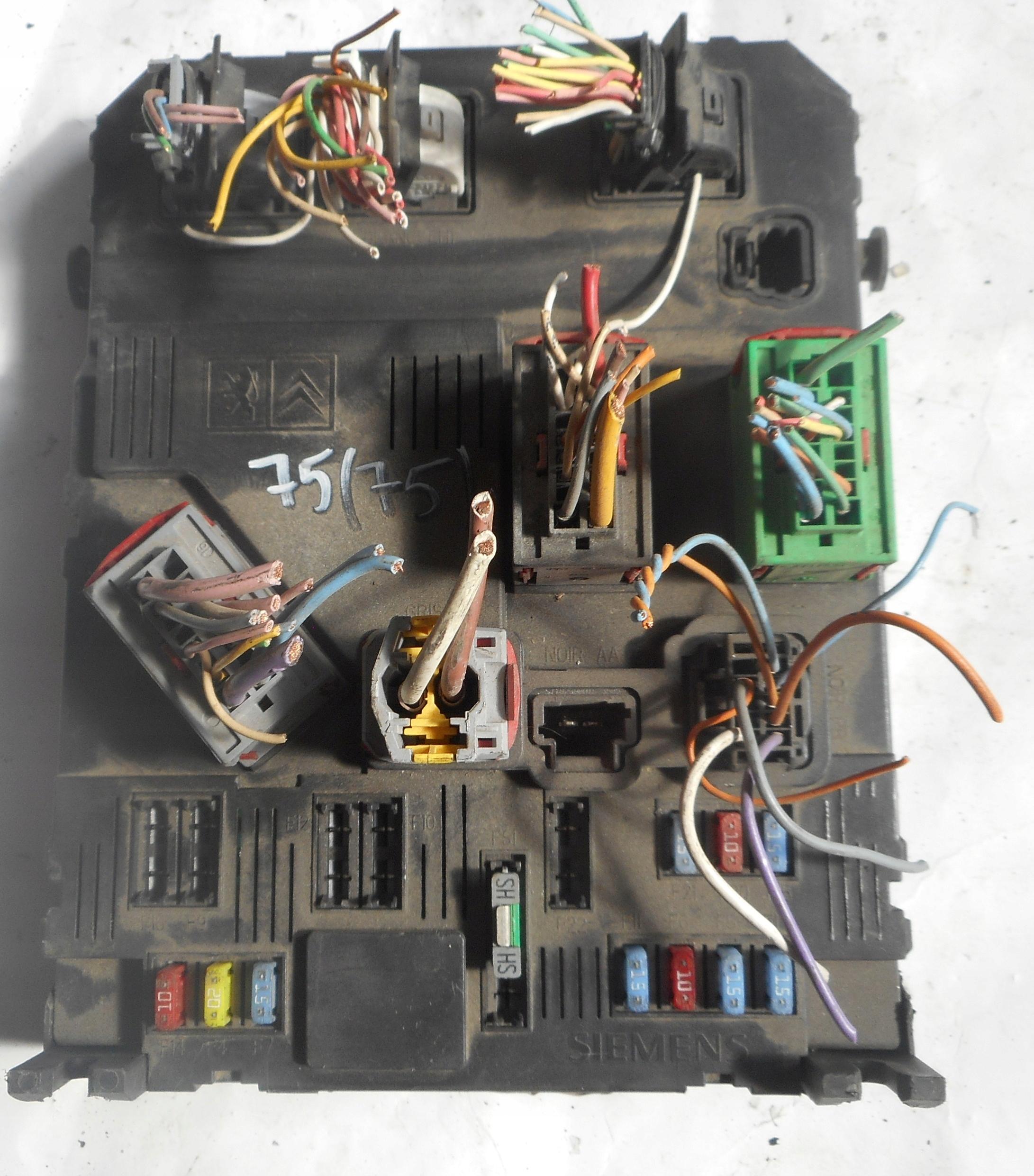 CITROEN XSARA PICASSO МОДУЛЬ BSI 9653667580