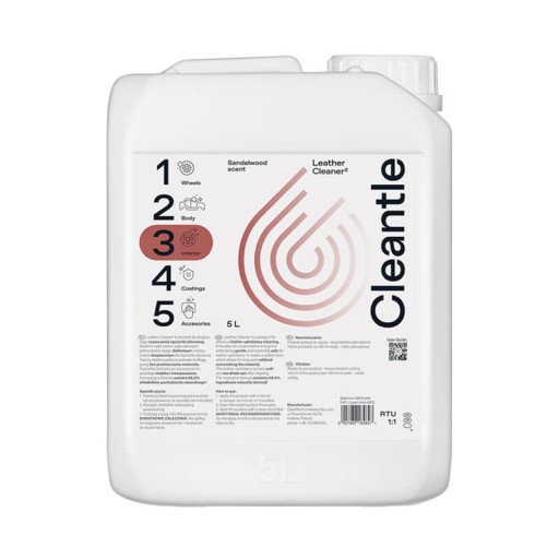 CLEANTLE LEATHER CLEANER 500мл Для чистки кожи