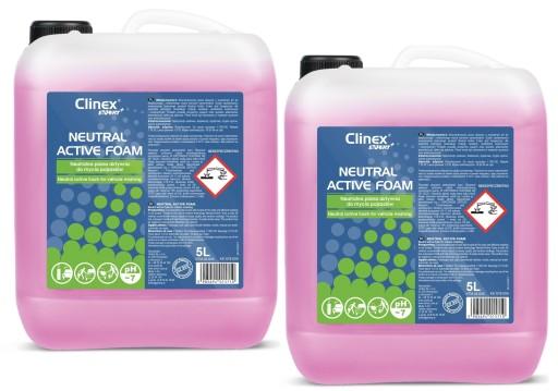 CLINEX EXPERT NEUTRAL ACTIVE FOAM 5л АКТИВНА ПІНА ДЛЯ МИТКИ АВТОМОБІЛІВ