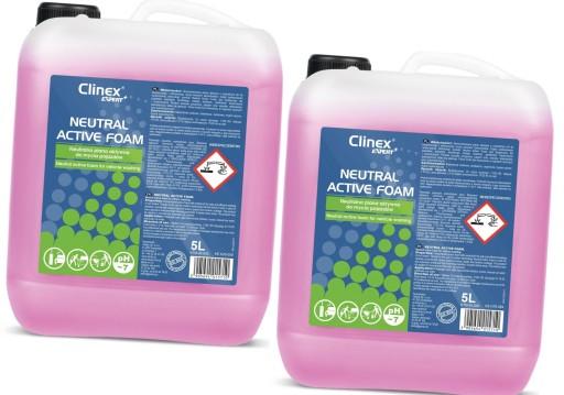 CLINEX EXPERT NEUTRAL ACTIVE FOAM АКТИВНА ПІНА 5Л ДЛЯ МИТКИ АВТОМОБІЛІВ