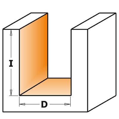 CMT 702.250.11 Фреза HM D=25 I=11 L=38 S=6