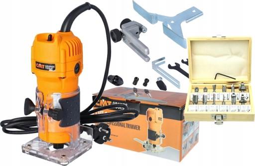 CMT РУЧНИЙ КРОМКОФРЕЗЕРНИЙ ВЕРСТАТ 550 Вт CMT10 КРОМКОФРЕЗЕР 6.35 6-8 мм +12FR