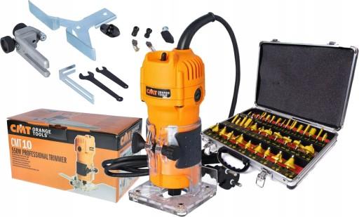 CMT РУЧНИЙ КРОМКОФРЕЗЕРНИЙ ВЕРСТАТ 550 Вт CMT10 КРОМКОФРЕЗЕР 6.35 6-8 мм +35FR