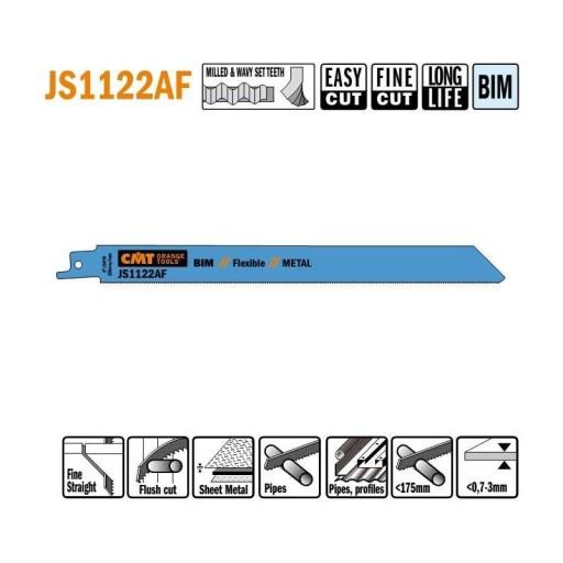 ПИЛА РЕЦІМЕРНА CMT 225мм 24TPI 5шт. JS1122AF-5