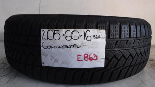 CONTINENTAL WINTERCONTACT TS 850 P 205/60/16 92H