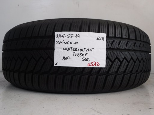 CONTINENTAL WINTERCONTACT TS850P 235/55/19 101H