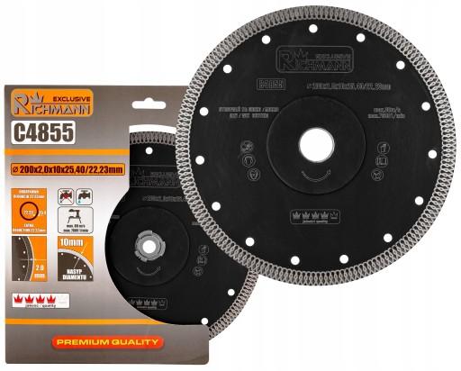 ТОНКИЙ АЛМАЗНЫЙ ДИСК CORONA ДЛЯ ГОНЧАРНОЙ ПЛИТКИ 200 ММ