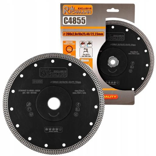 ТОНКИЙ АЛМАЗНЫЙ ДИСК CORONA ДЛЯ ГОНЧАРНОЙ ПЛИТКИ 200 ММ