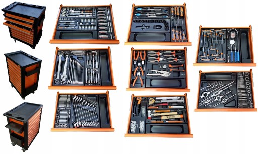 ВІЗОК ІНСТРУМЕНТАЛЬНИЙ CORONA З ОБЛАДНАННЯМ 453 ЕЛЕМЕНТА