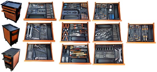 ВІЗОК ДЛЯ МАЙСТЕРНІ CORONA 535 EL 10 ЯЩ