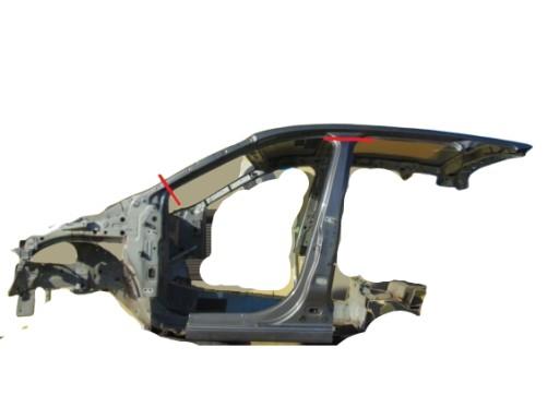 8600777679 - ЧЕТВЕРТЬ ПЕРЕДНЕЙ РАМЫ ДЛИННАЯ РАМА ЛЕВАЯ ПЕРЕДНЯЯ РАМА SCENIC III