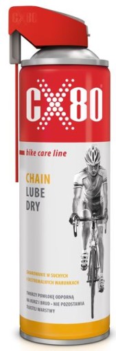 CX80 CHAIN ​​​​LUBE СУХЕ СУХЕ ЗМАСТИЛО ДЛЯ ВЕЛОСИПЕДНИХ ЛАНЦЮГІВ