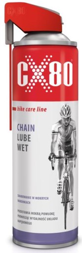 CX80 CHAIN ​​​​LUBE МАСТИЛО ДЛЯ ВОЛОГИХ ЛАНЦЮГІВ ДЛЯ ВЕЛОСИПЕДІВ