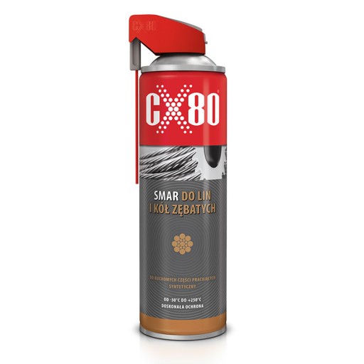 Cx80 DUO SPRAY мастило для сталевих тросів, шестерень і ланцюгів 500 мл