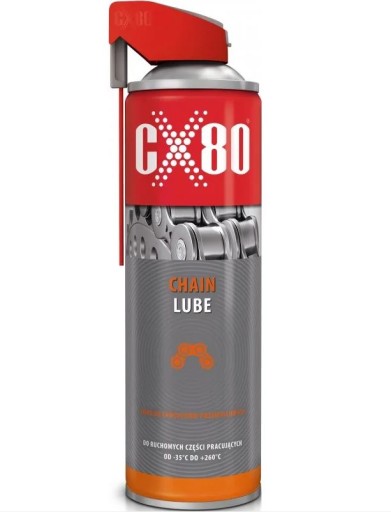 CX80 DUO SPRAY синтетическая смазка для цепей и движущихся частей 500 мл