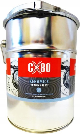 CX80 КЕРАМІЧНА МАСТИЛО KERAMICX 5 КГ. 227 ДЛЯ БОЛТІВ І З'ЄДНАНЬ, ЩО ПІДДАЮТЬСЯ ВПЛИВУ