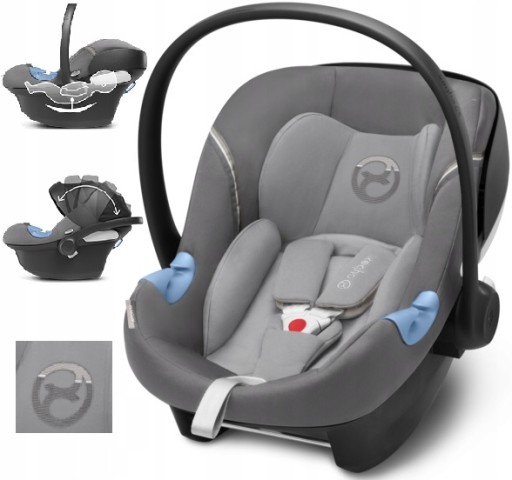 CYBEX большое просторное SEAT ATON M I-Размер 0-13 кг для новорожденного Серый серый