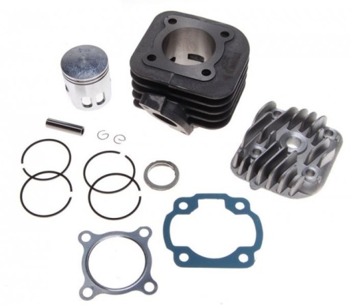 AY3142 - ГОЛОВКА ЦИЛІНДРА ПОРШЕНЬ 70 CCM SCOOTER 2T FI 10 ZIPP