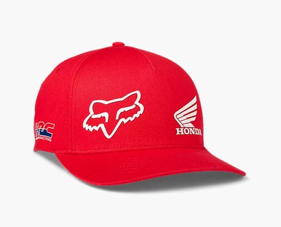 Бейсболка FOX X Honda FLEXFIT Hat красный L / XL
