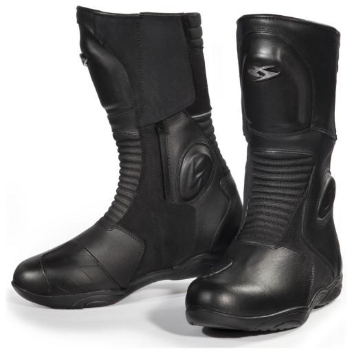 ЧОРНІ ШКІРЯНІ МОТОЧЕРТКИ SPYKE OWL WP - 38