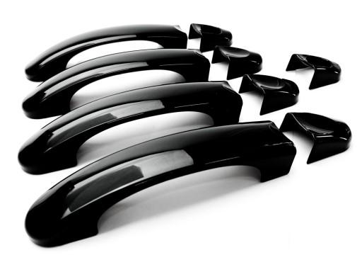 Чорні накладки на дверні ручки VW T5 T6 Transporter