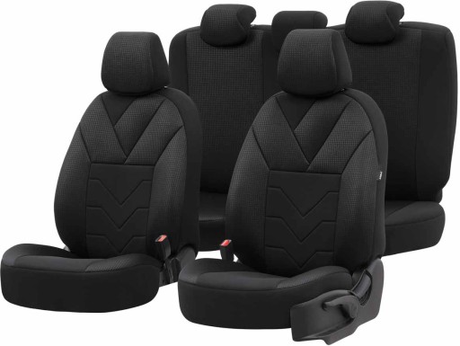 ЧОРНІ АВТОМОБІЛЬНІ ЧОХЛИ ДЛЯ VW New Beetle Caddy Golf Jetta