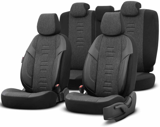 ЧЕРНО-СЕРЫЕ АВТОЧЕХОЛЫ Nissan Primera Pulsar Qashqai