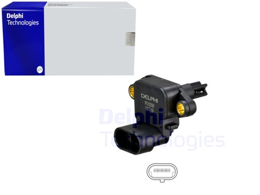 PS10208 - ДАТЧИК ДАВЛЕНИЯ В ВСАСЫВАЮЩЕМ КОЛЛЕКТОРЕ SAAB 9-3 9-5 2.0 2.3 3.0