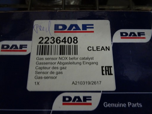 OE - ДАТЧИК NOX DAF 106 105 85 НОВЫЙ ОРИГИНАЛЬНЫЙ DAF 1900 NET