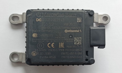 РАДАРНЫЙ ДАТЧИК ДИСТАНЦИИ MERCEDES A0004462949 ОРИГИНАЛ