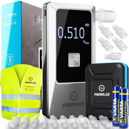 ЧУВСТВИТЕЛЬНЫЙ БРИТАЛИЗЕР PROMILER iSOBER 70 |+ 2 ГОДА БЕСПЛАТНЫХ КАЛИБРОВОК + 25 МАТЧИКОВ