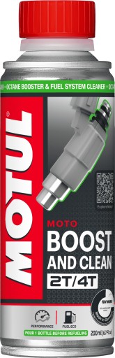 ОЧИЩУВАЧ MOTUL BOOST AND CLEAN 2T 4T БЕНЗИН 200МЛ