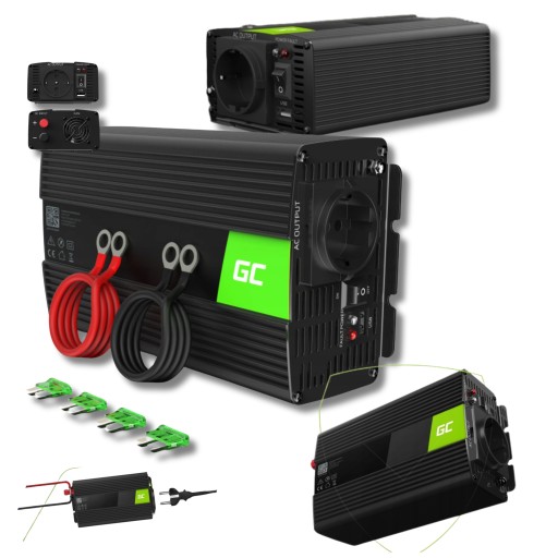 PURE SINUS Автомобільний інвертор 12V 230V FULL 3000W INVERTER