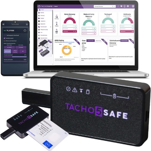 СЧИТЫВАТЕЛЬ КАРТЫ ВОДИТЕЛЯ И ТАХОГРАФА Tacho5Safe SMART 4.1 G2v2 + ПРИЛОЖЕНИЕ