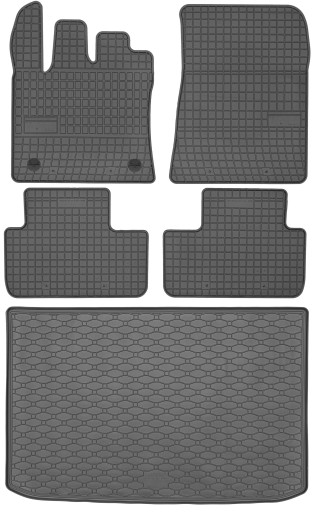 Captur II E-Tech Plug-in Hybrid 2020 — Резиновые коврики + коврик в багажник