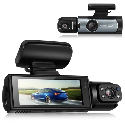 Автомобіль Dash Cam 1080p подвійний об'єктив фронтальна задня камера