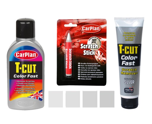 CarPlan набір для подряпин срібло