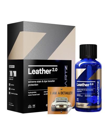 CarPro CQuartz Leather 2.0 КВАРЦОВОЕ ПОКРЫТИЕ ДЛЯ КОЖИ И ВИНИЛА АВТО 100МЛ