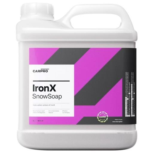 CarPro IronX Snow Soap активна деіронізуюча піна 4л