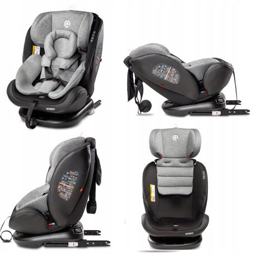 Caretero mundo обертове автокрісло 0-36 кг