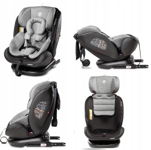 Caretero mundo обертове автокрісло 0-36 кг