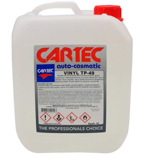 Cartec Vinyl TP-49 - Для уличного пластика и шин 5л